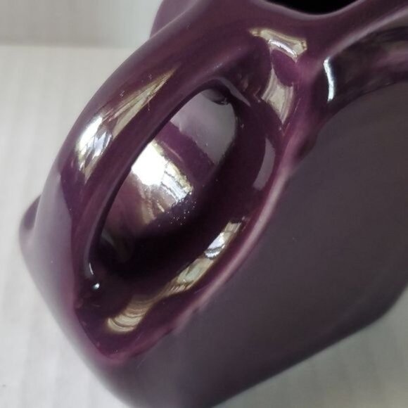 Fiestaware Fiesta CERAMIC Small Mini Disk Pitcher CARAFE Mulberry Purple 5 OZ - Picture 8 of 15